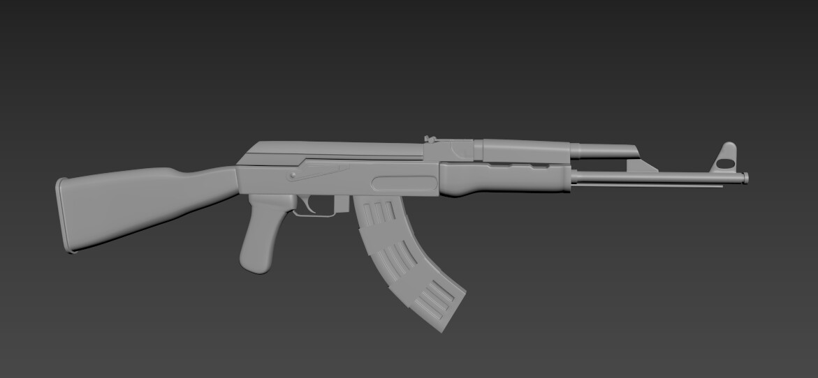 ArtStation - AK47 Assault Rifle