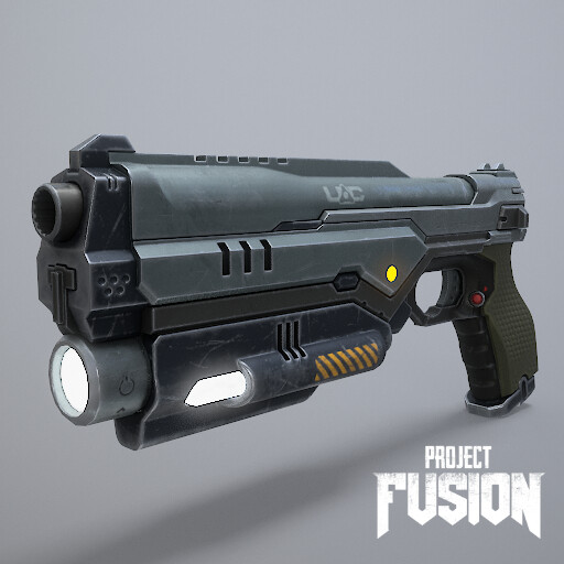 ArtStation - Project Fusion: pistol concept