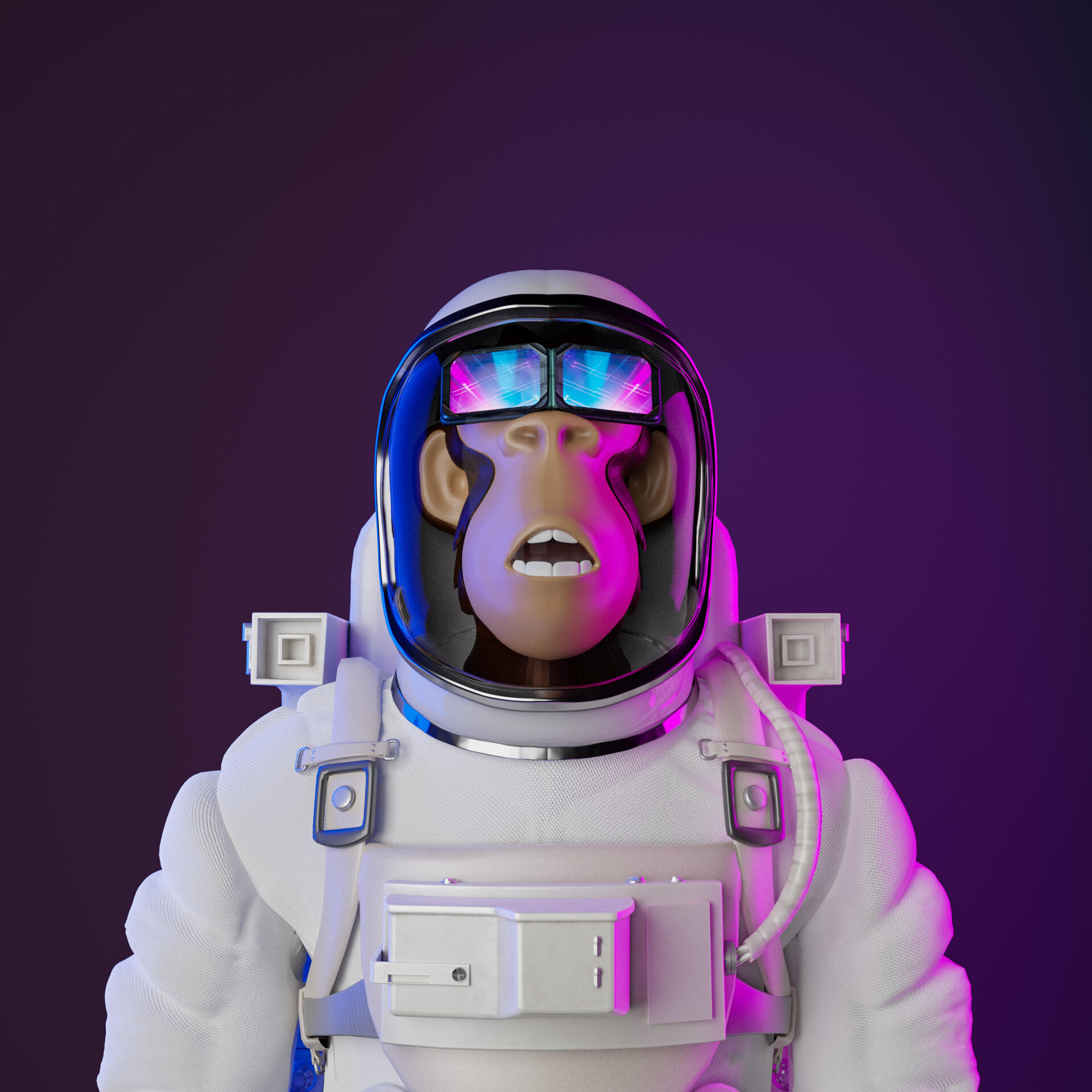 ArtStation - Astronaut Ape