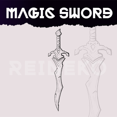 ArtStation - Magic sword design