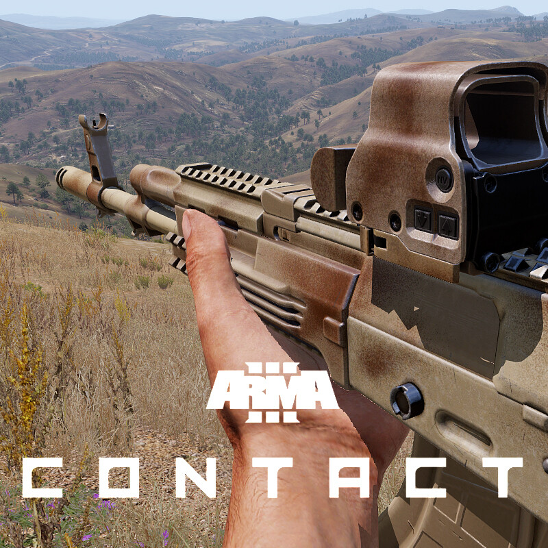 ArtStation - Arma 3 Contact - Weapons texturing