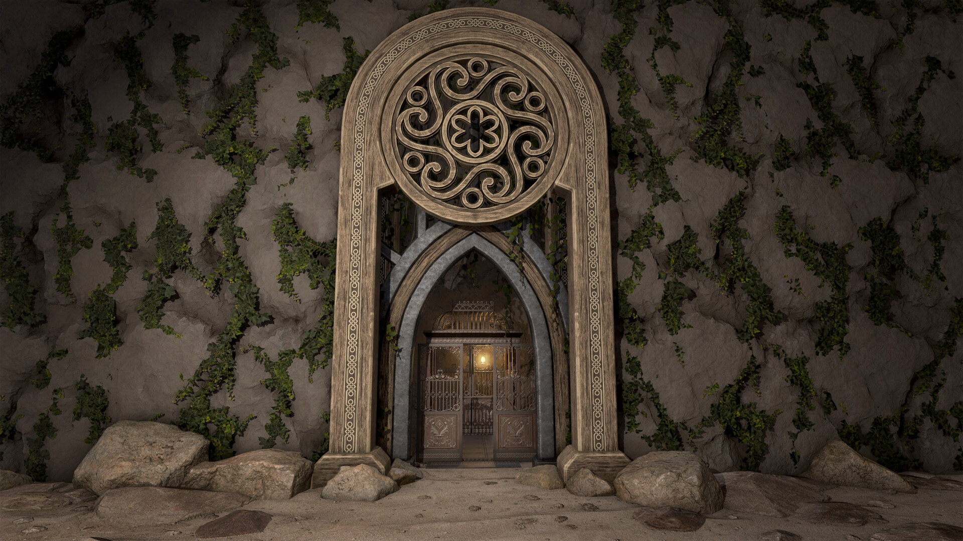 ArtStation The Secret Lift Hogwarts Legacy