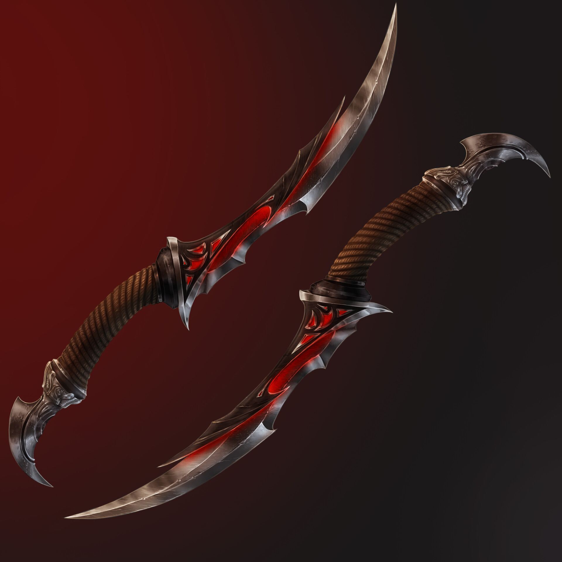 ArtStation - [COMMISSION] Dagger design (daedric fanart)