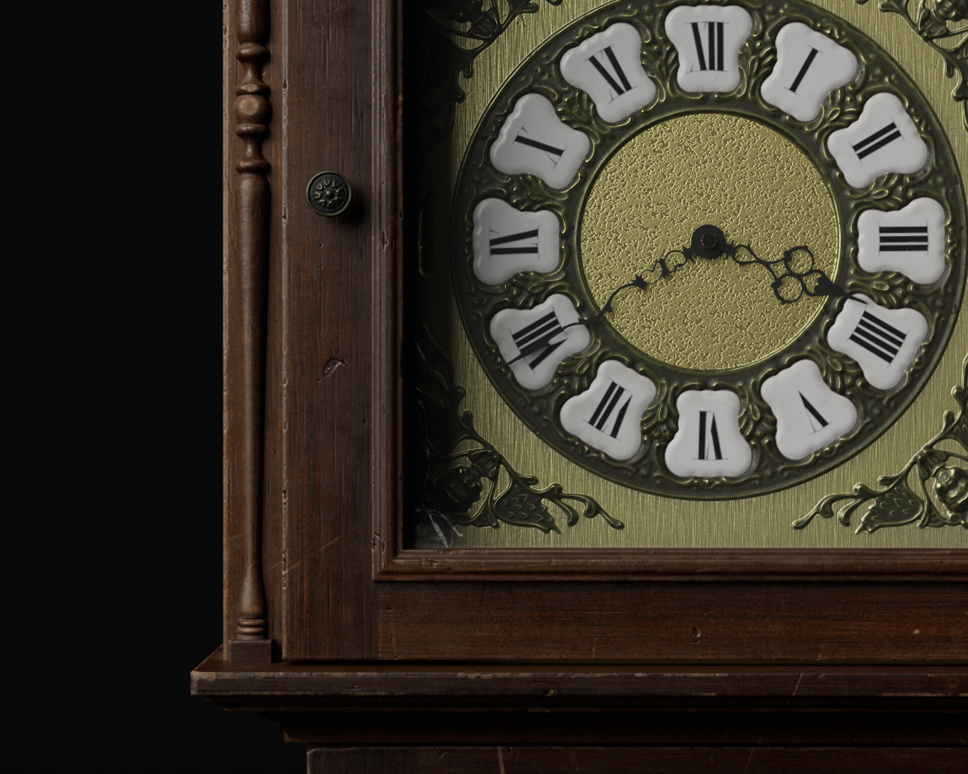 ArtStation VINTAGE FLOOR CLOCK