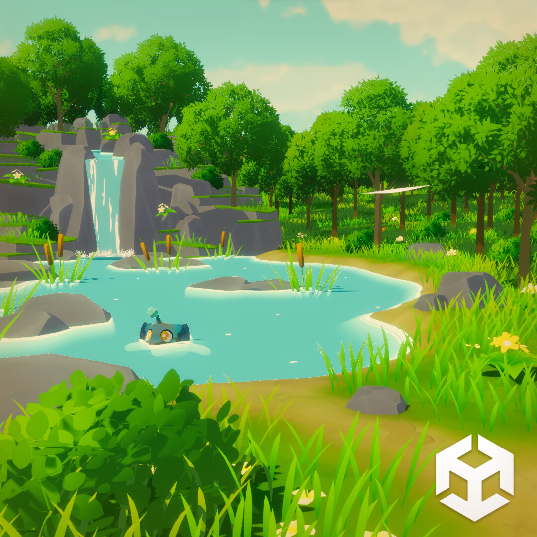 ArtStation - "Reverie Island" Stylized Environment