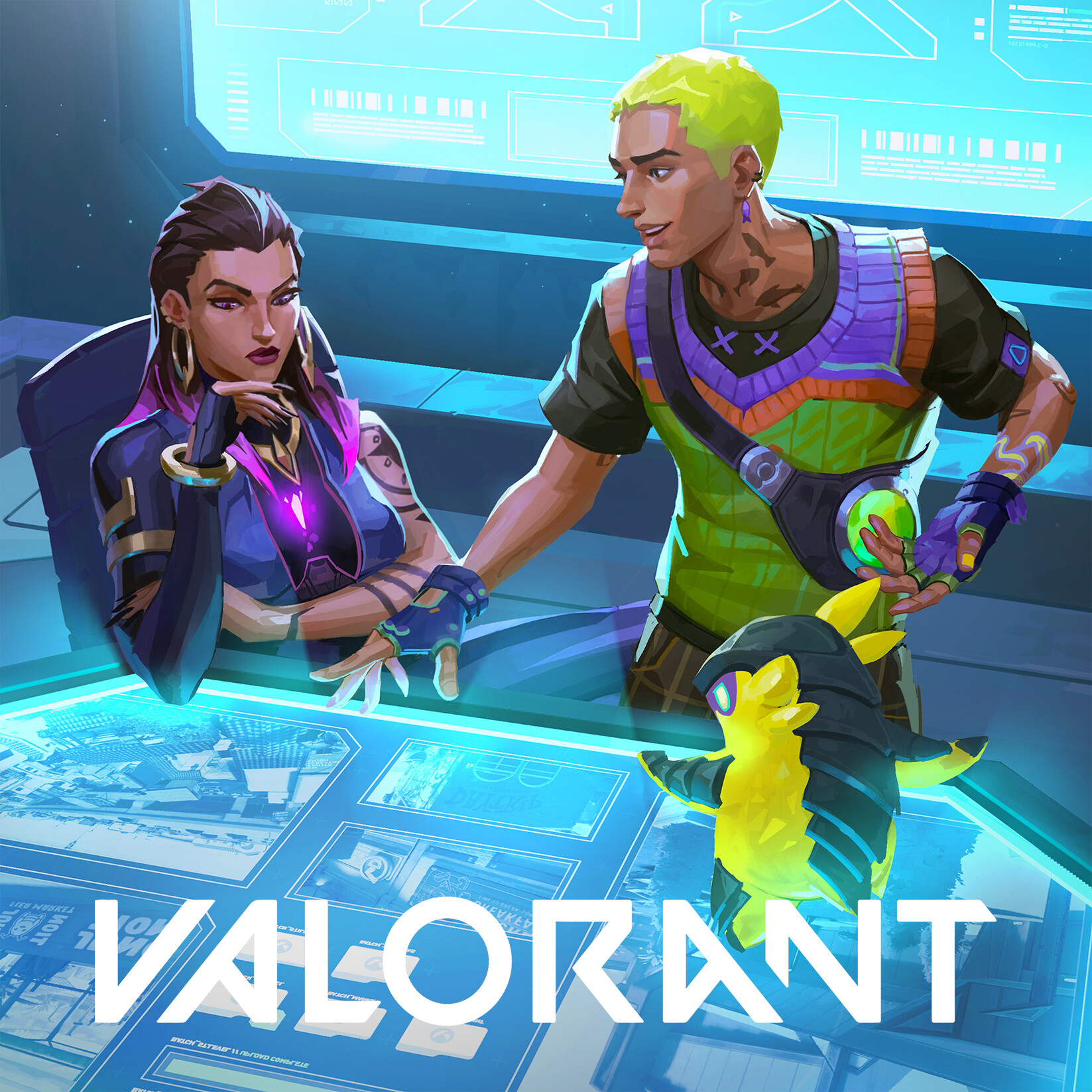 Artstation Valorant Sunset Teaser Illustrations