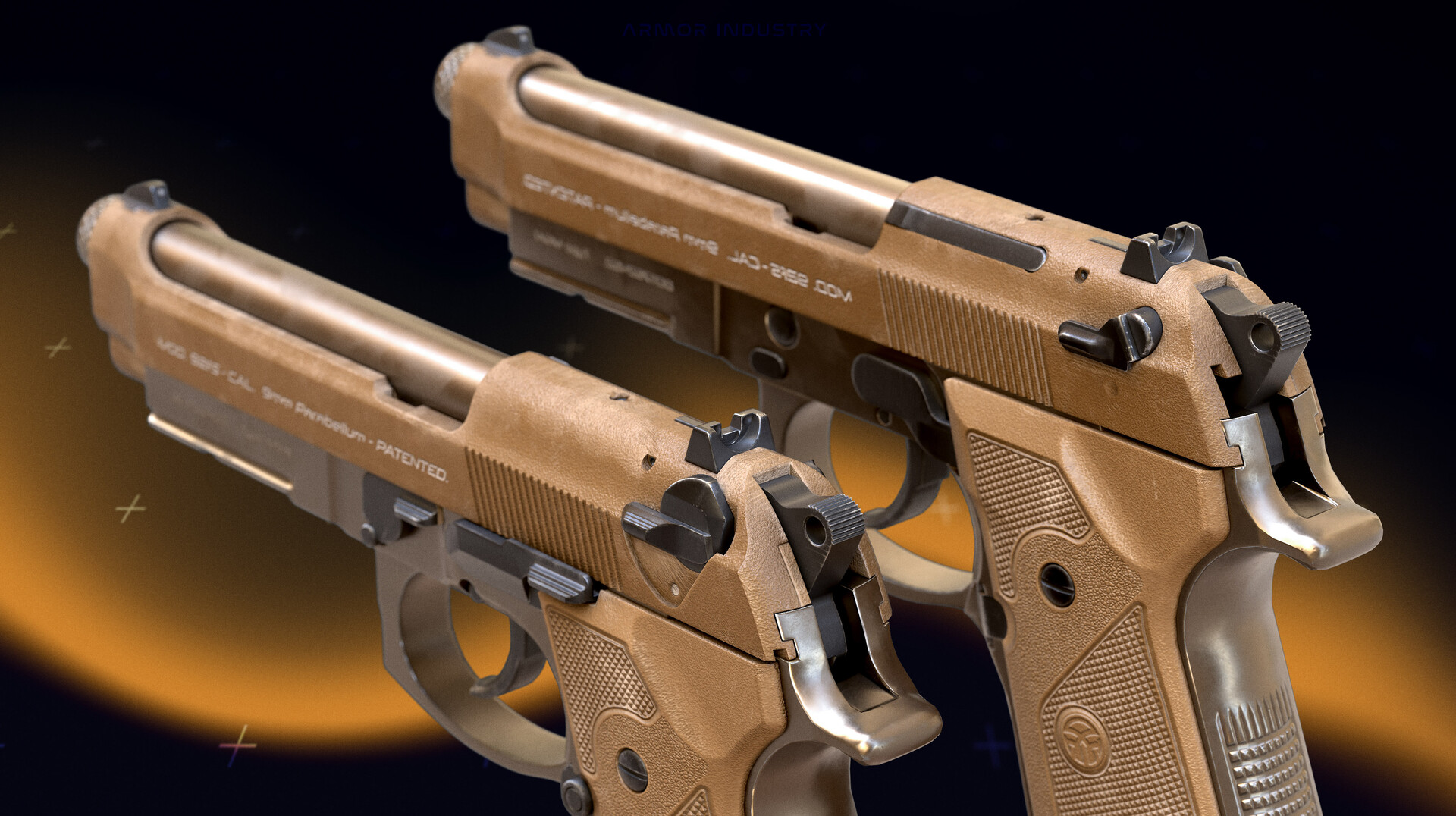 ArtStation - Dual Beretta skins for CS2 Elite and tactical version