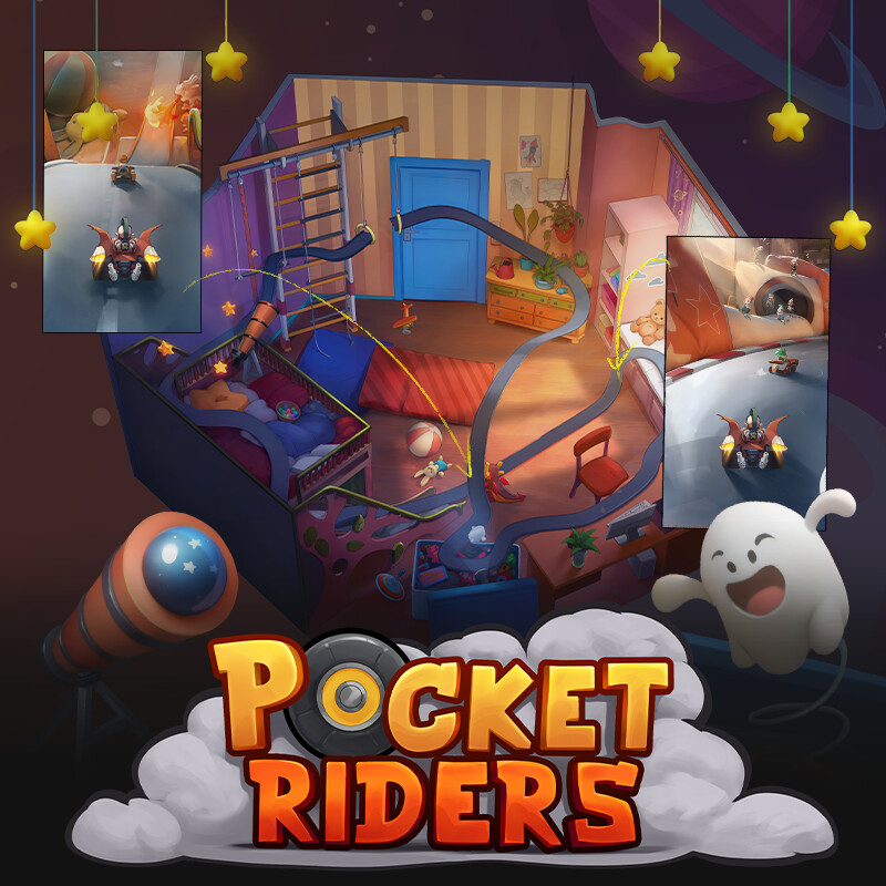 ArtStation - Pocket Riders | Location: Kids room
