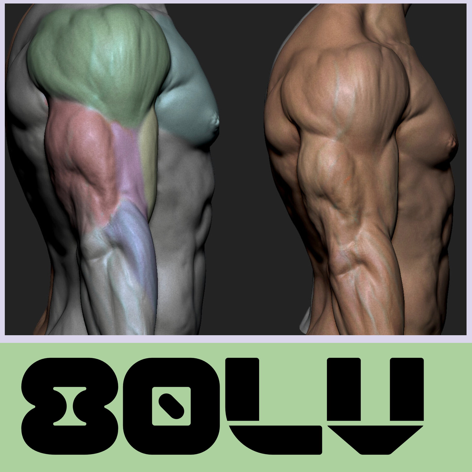 ArtStation 80.lv Interview How to Use ZBrush to Sculpt & Animate AnatomicallyAccurate Muscles