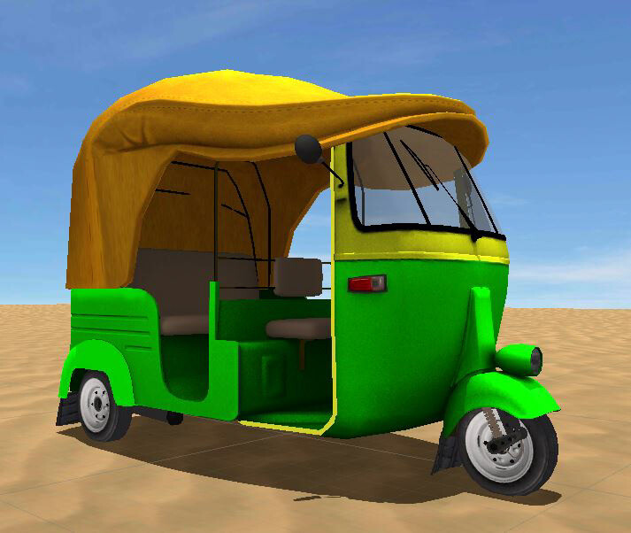 ArtStation - Tuk Tuk Rickshaw