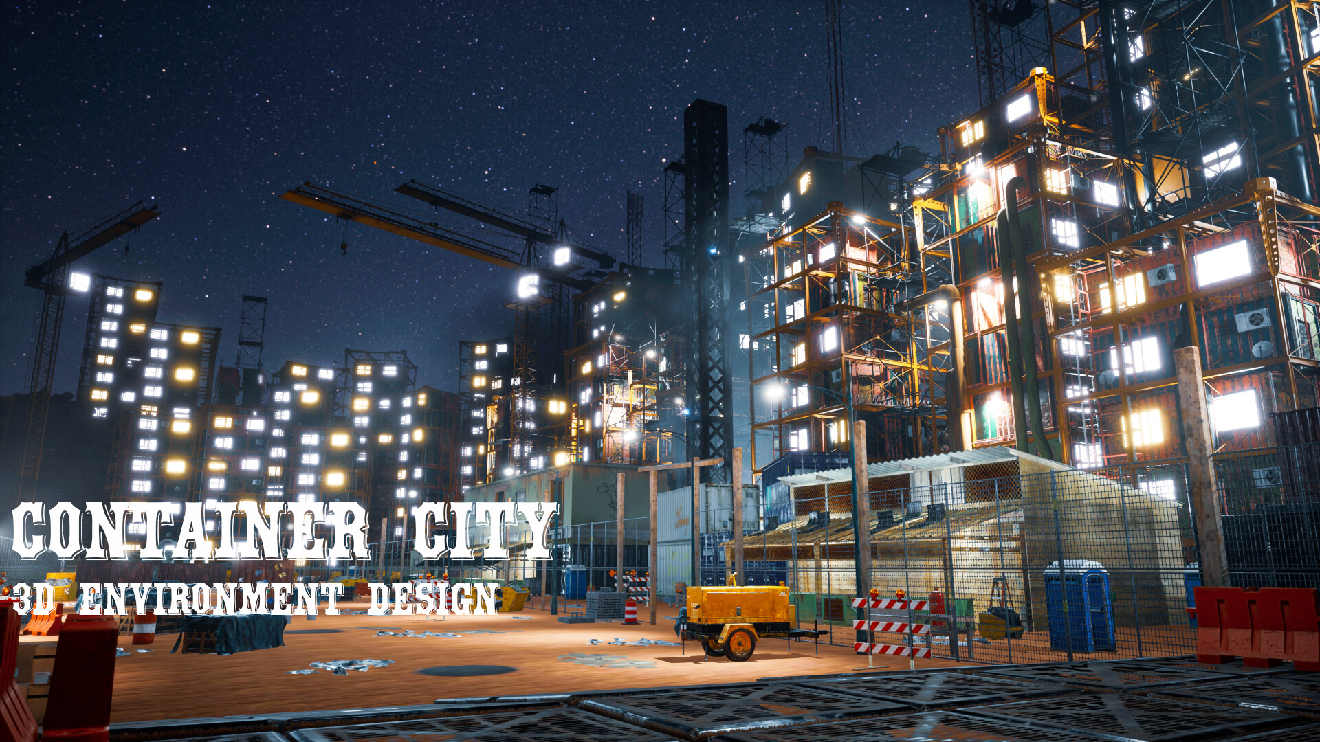 ArtStation - CONTAINER CITY