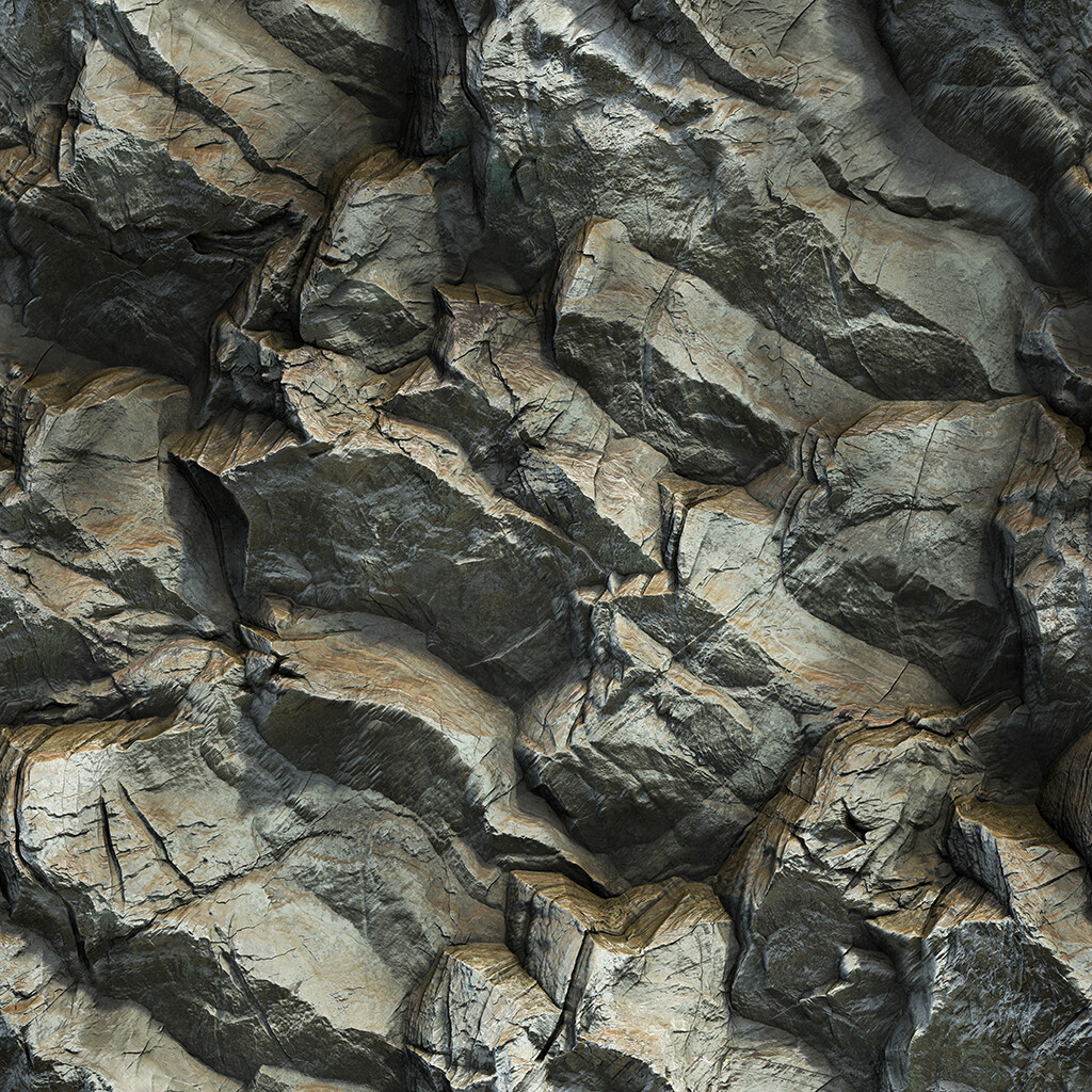 PBR Rock Material Study