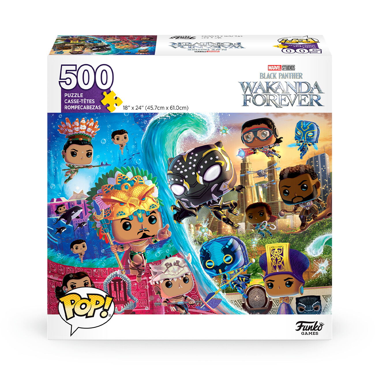  Marvel’s Black Panther: Wakanda Forever Puzzle - Funko Pop Games