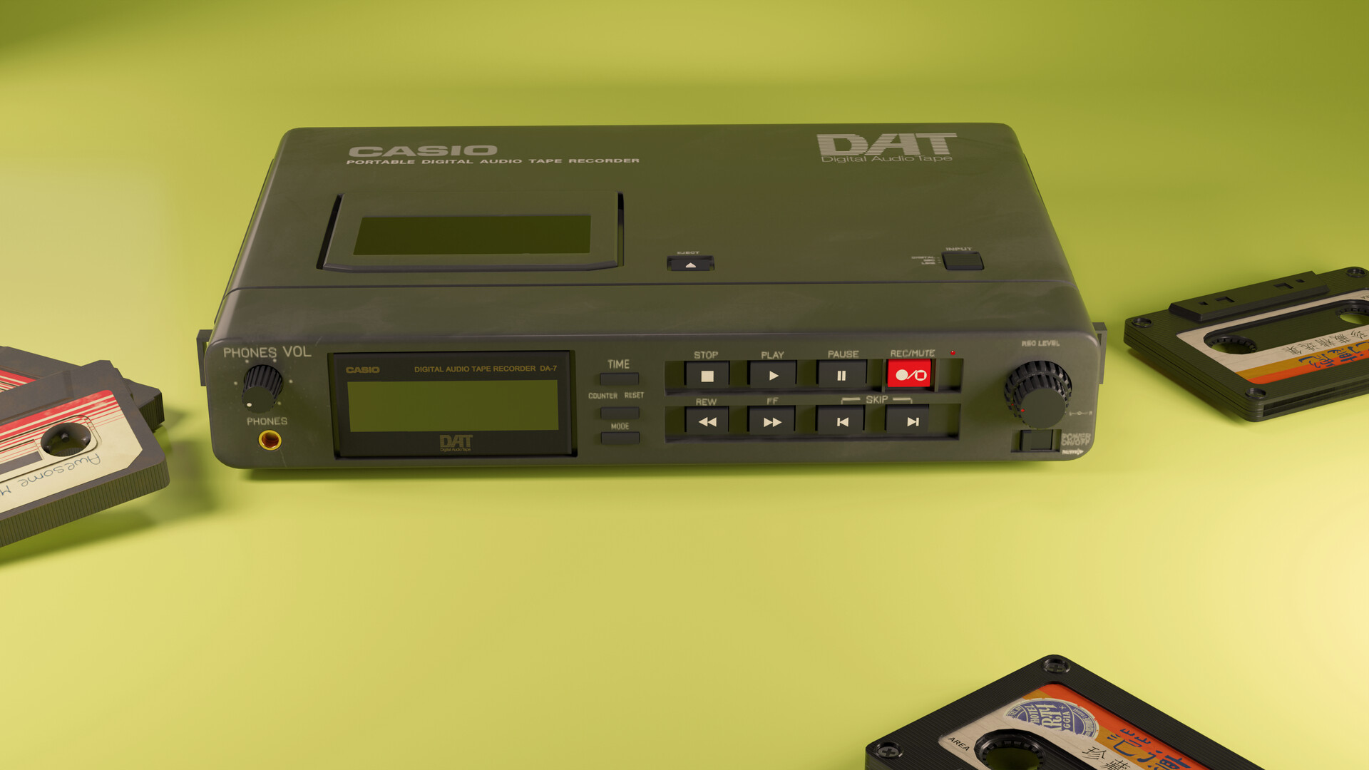 CASIO DAT DA-2 デジタルオーディオテープレコーダー CASIO DAT DA-2 デジタルオーディオテープレコーダー Digital