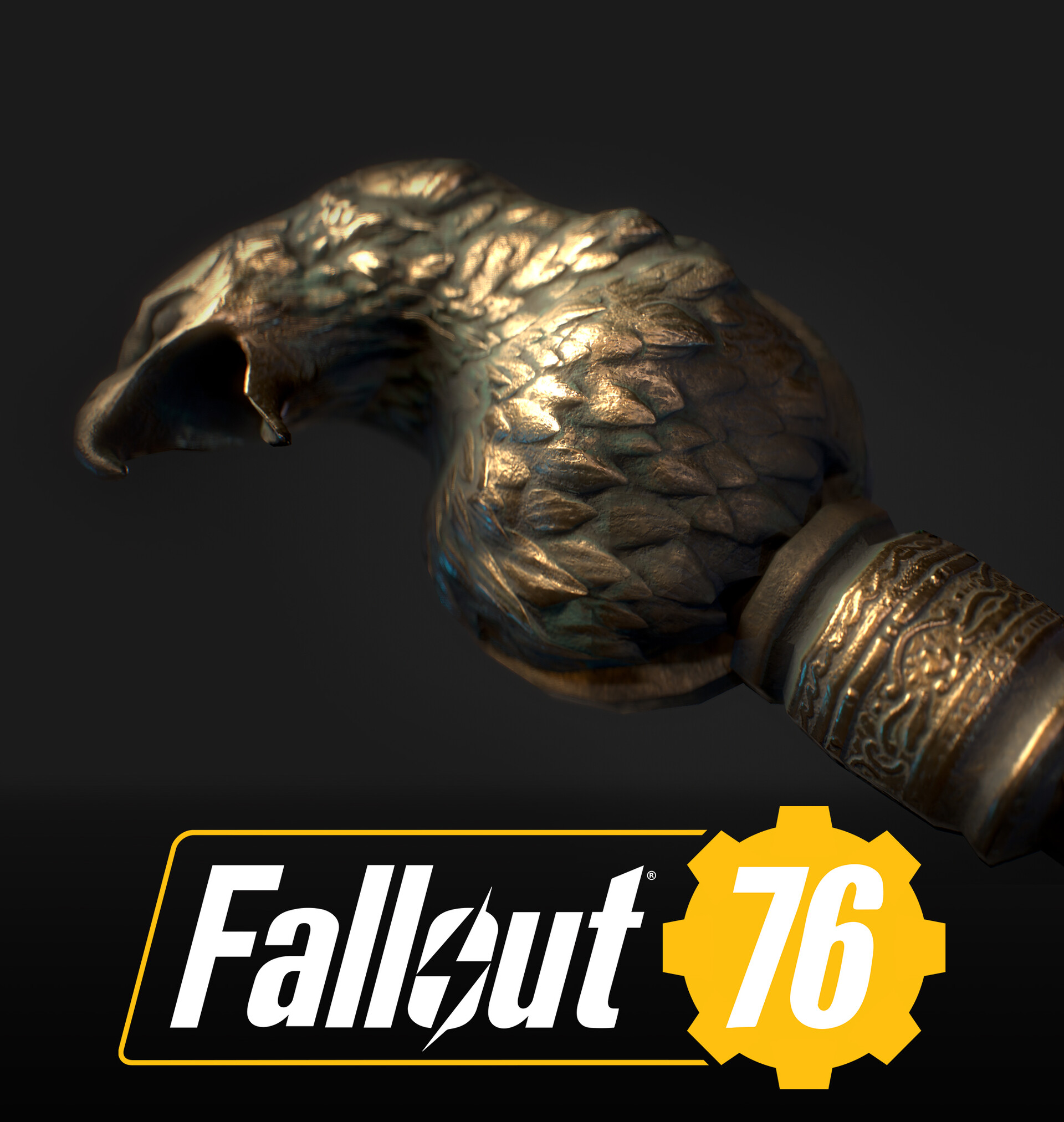 ArtStation Fallout 76 Ceremonial Mace