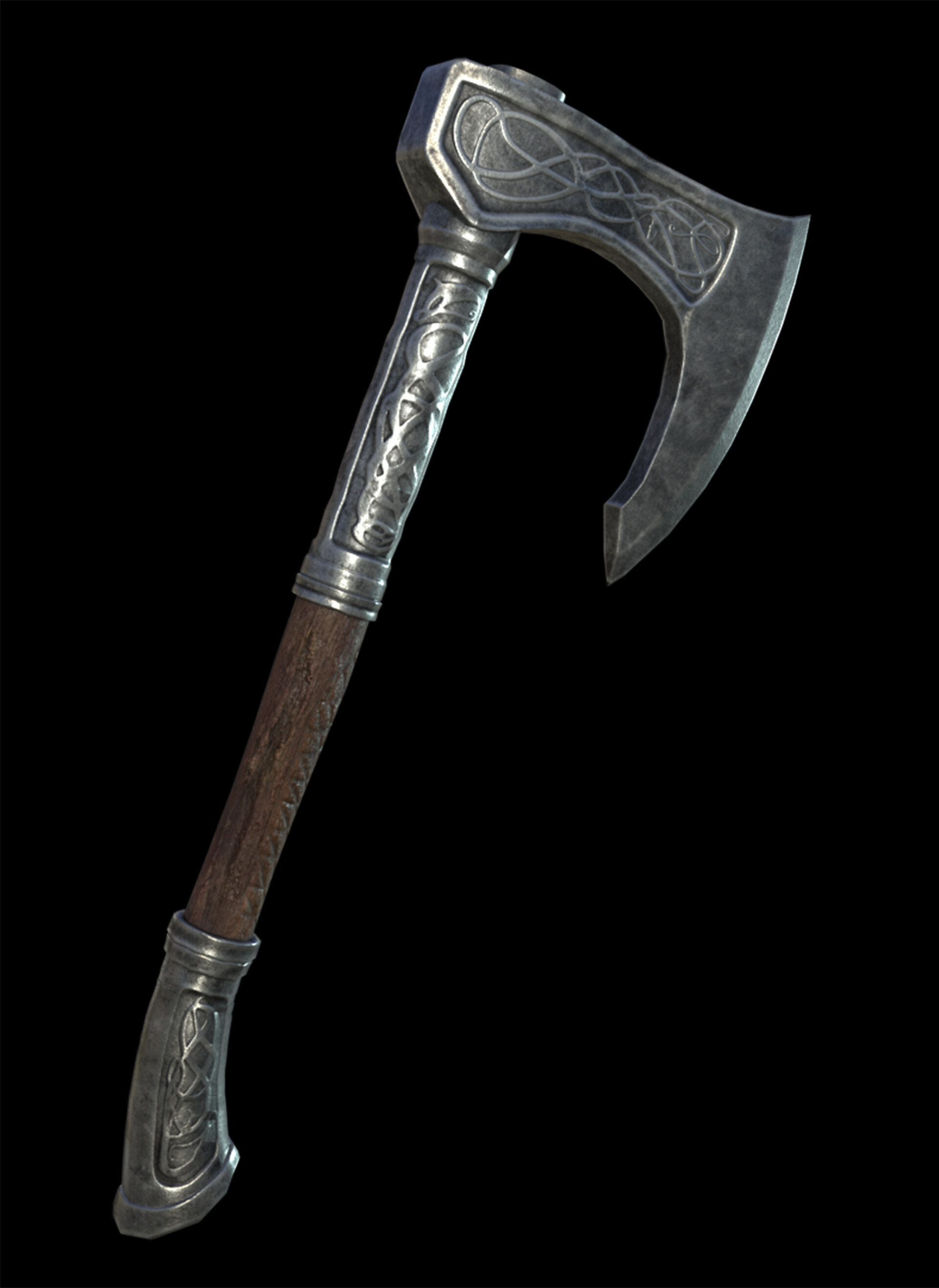 ArtStation - Assassin creed Valhalla axe Low Poly