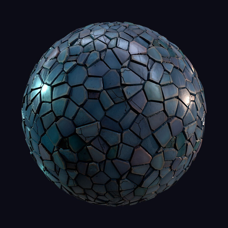 ArtStation - Ceramic floor tiles