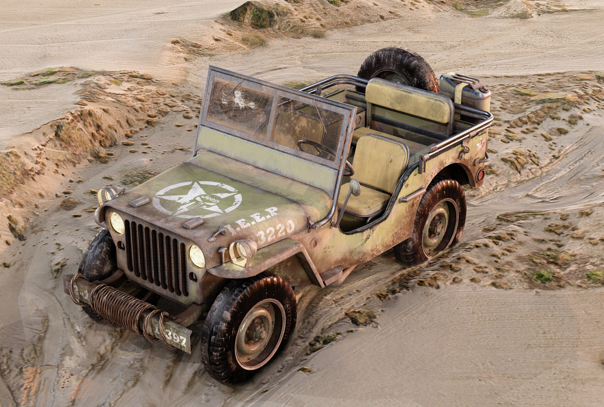 Jeep Willys 1943 года выпуска