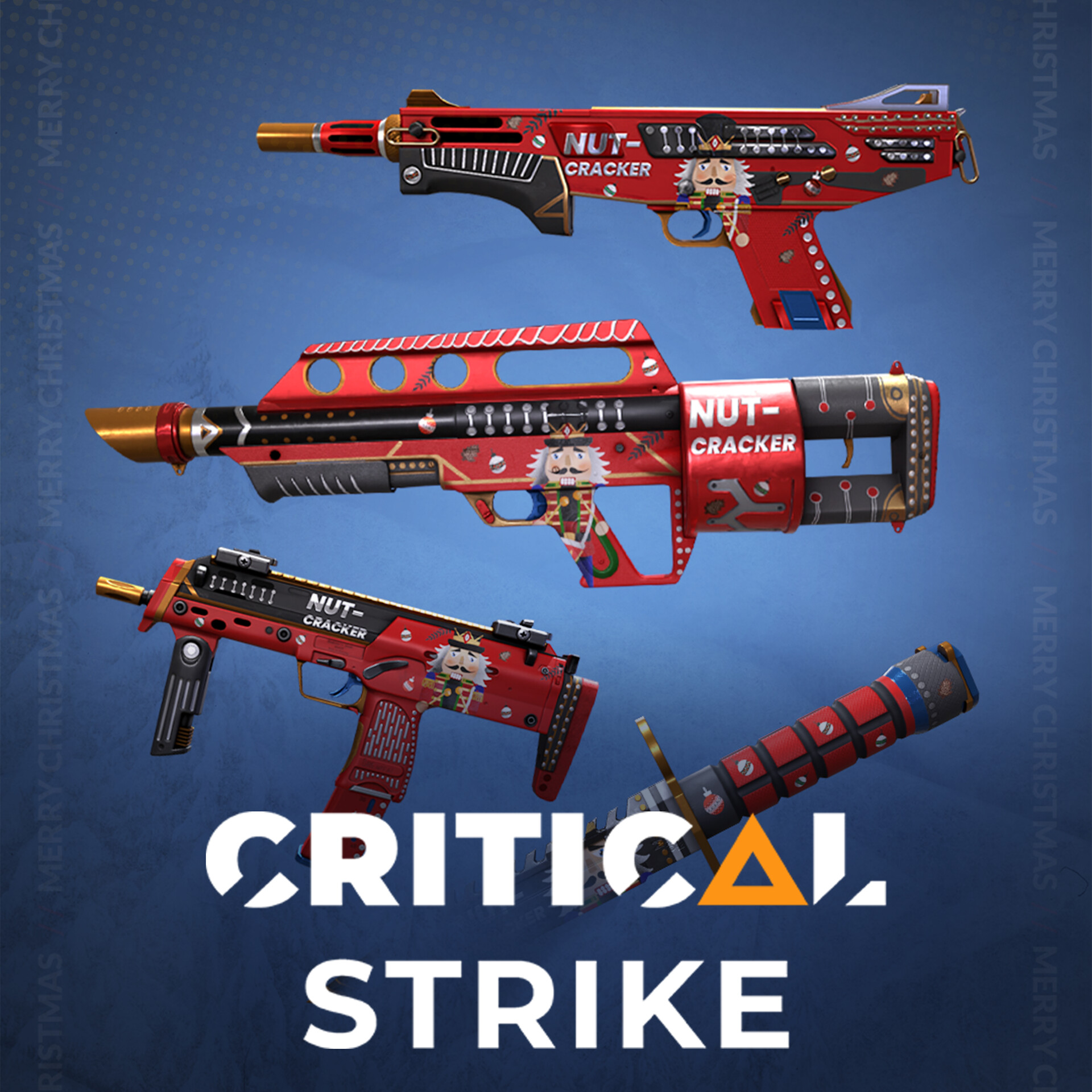 ArtStation CRITICAL STRIKE SUMMER VICE "Nutcracker" Weapon Texture