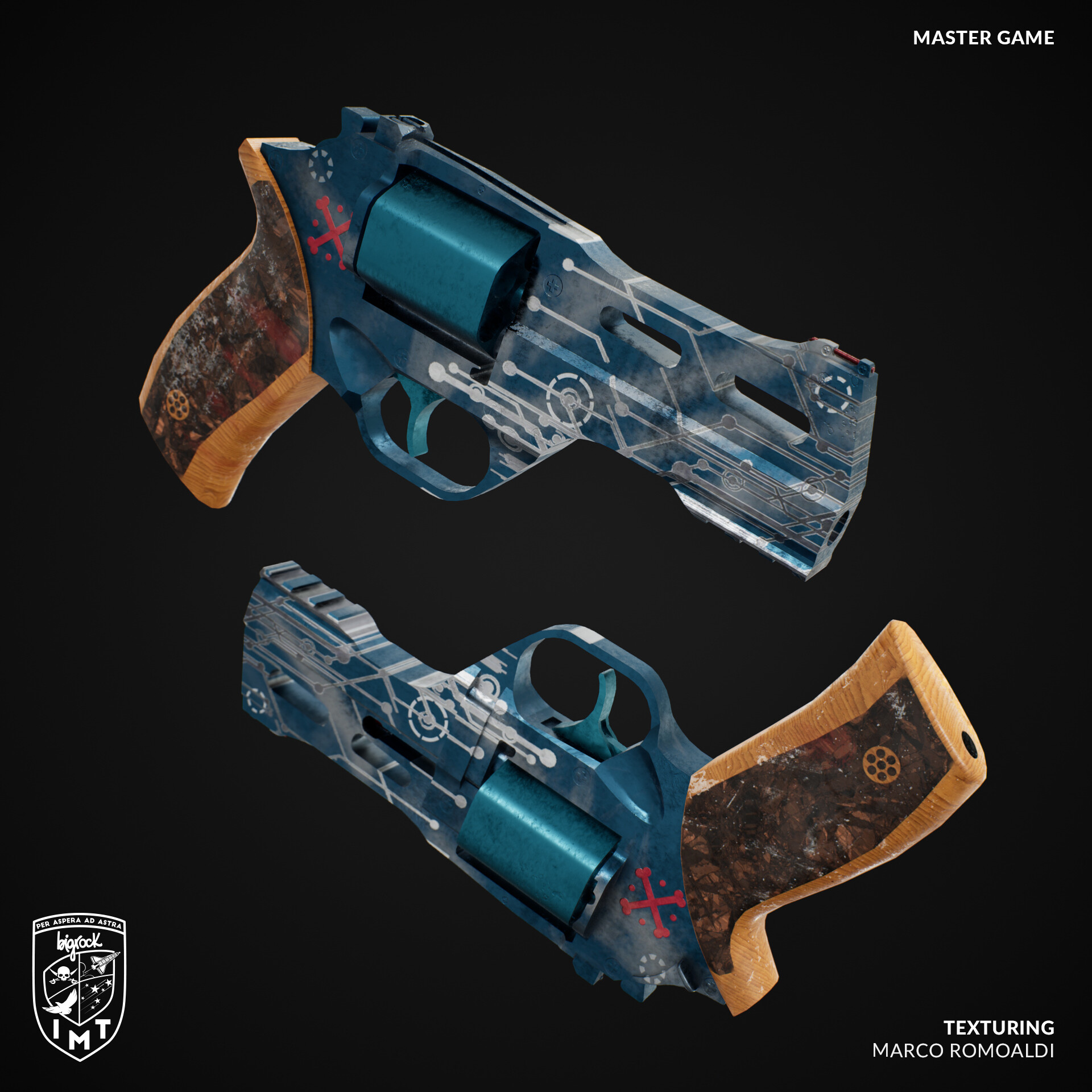 ArtStation - 3D Gun Texturing