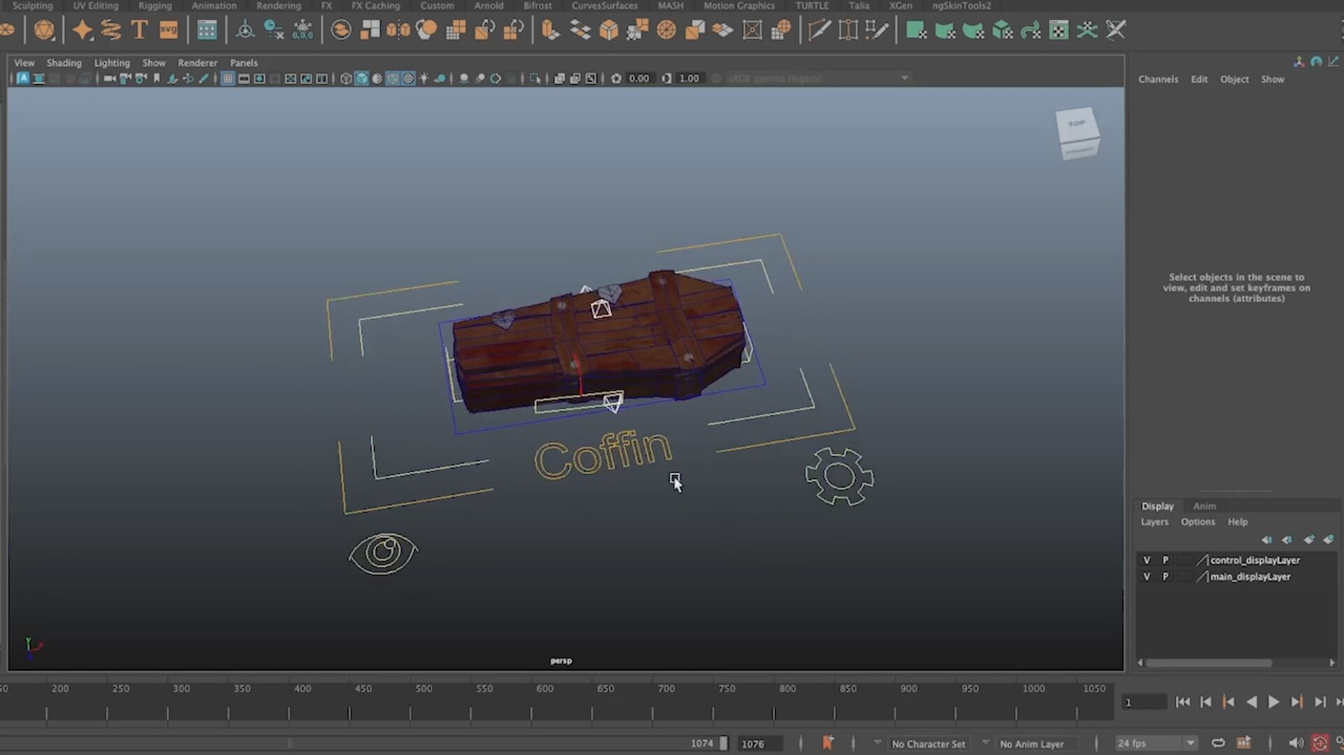 ArtStation - coffin free rig