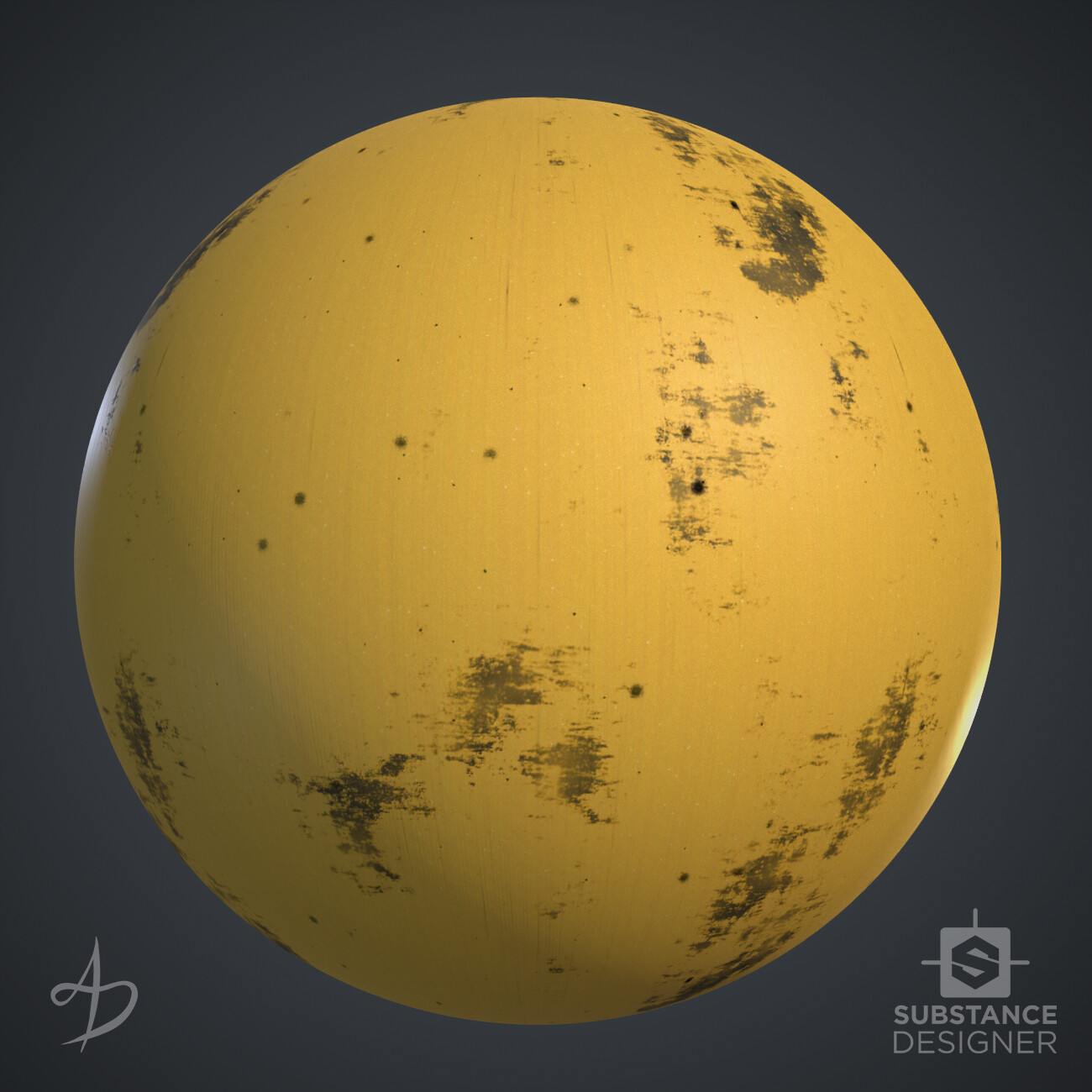 ArtStation - Banana Skin - Substance 3D Designer