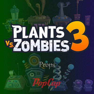 Plants vs. Zombies 3: Zomboss Tower Props