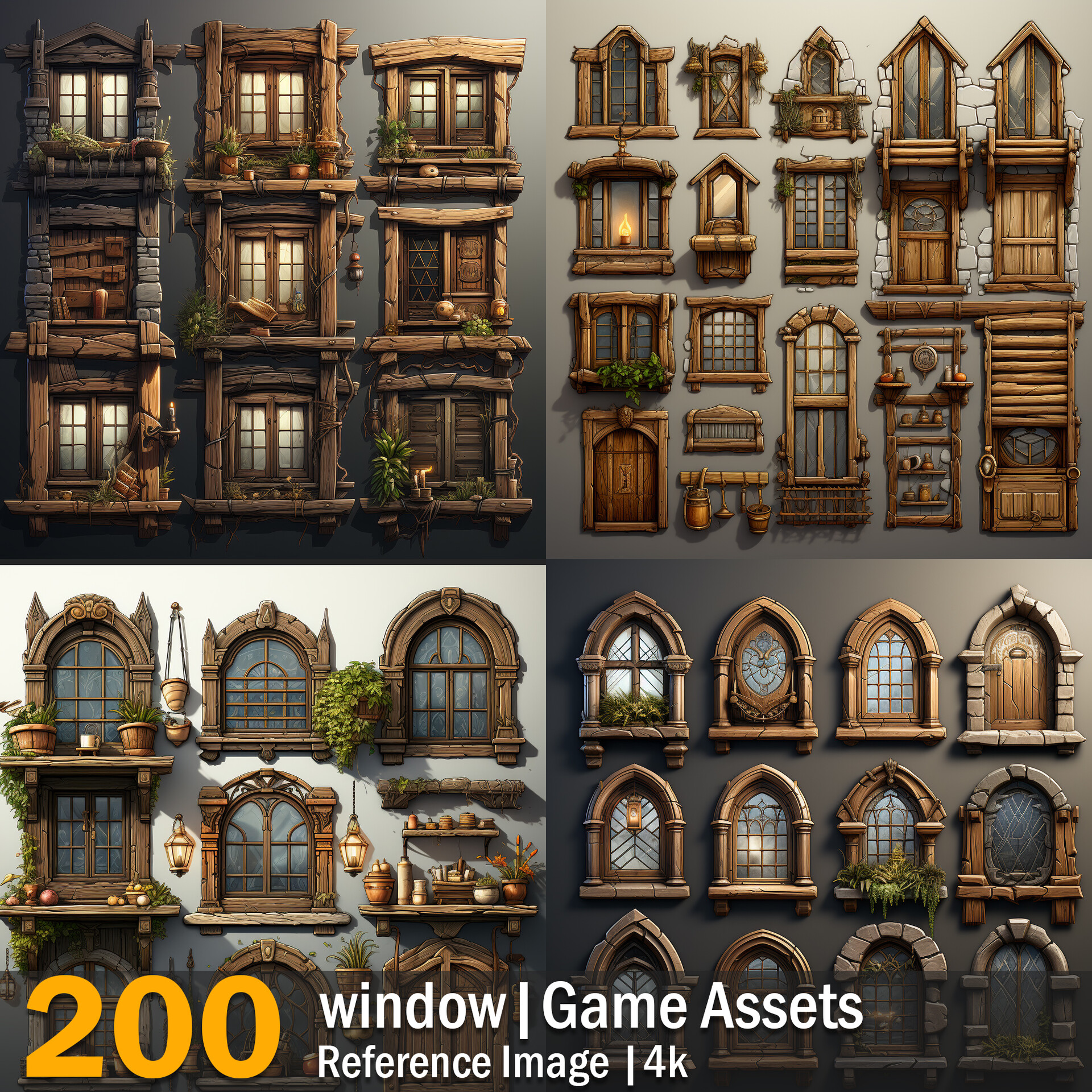 ArtStation - window | Game Assets | Reference Images | 4K