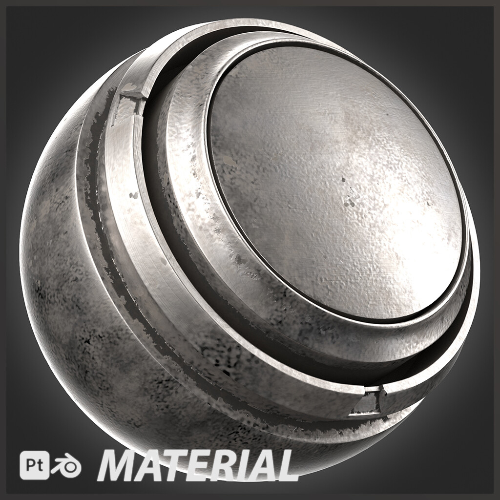 ArtStation - Metal 001 Smart Material For Substance 3D Painter