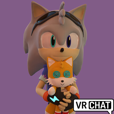 FLEETWAY SONIC MEETS MOVIE SONIC IN VRCHAT?! 