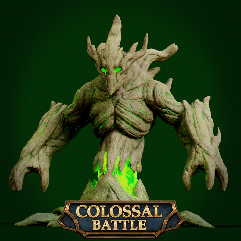 Ent Creature Design | Colossal Battle Game Ready