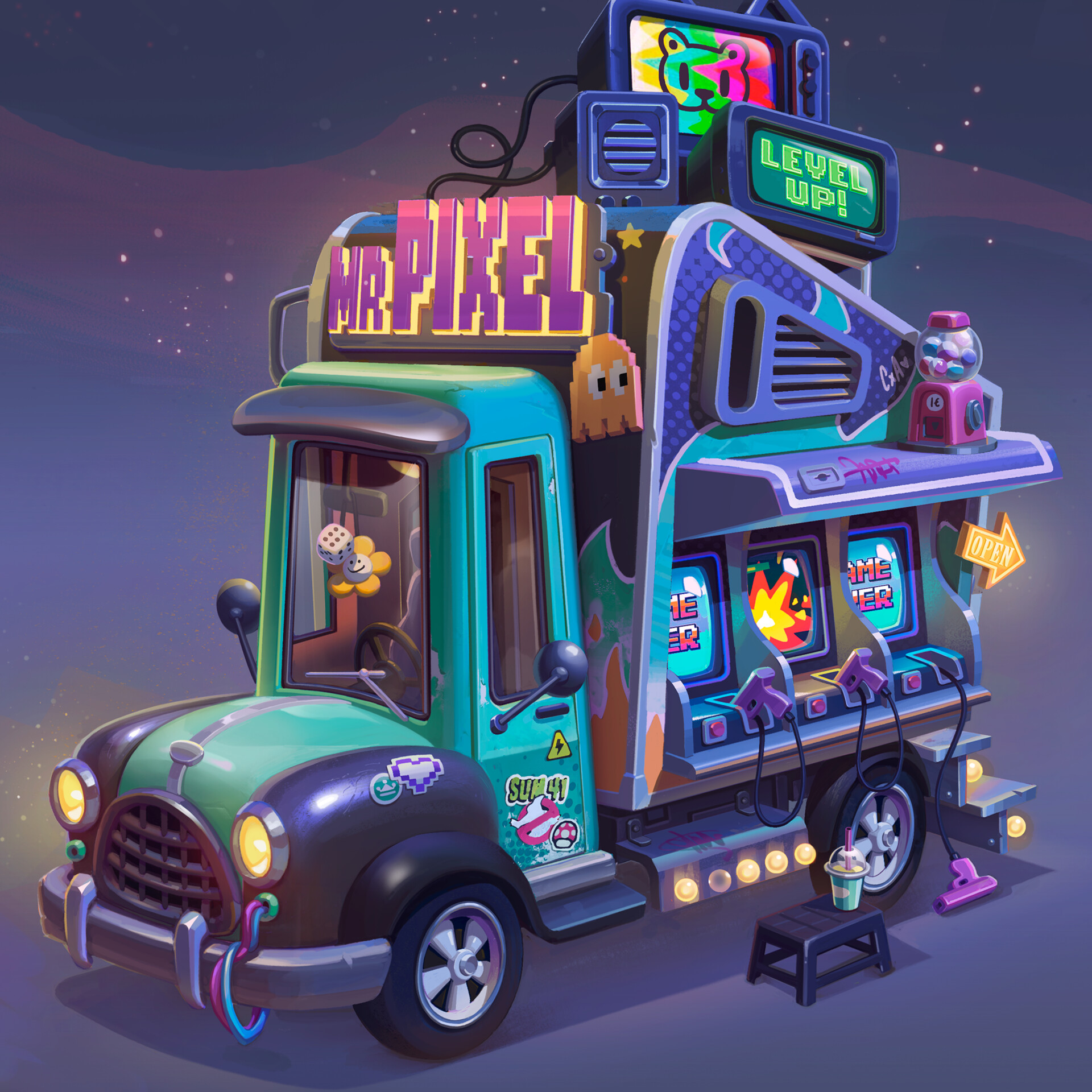 ArtStation - Mr. Pixel Truck