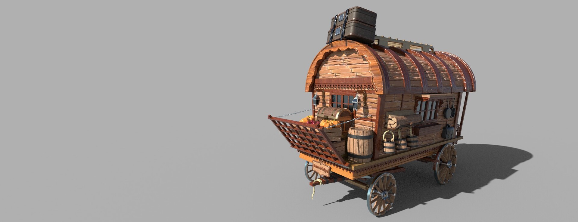ArtStation - Gypsy Wagon