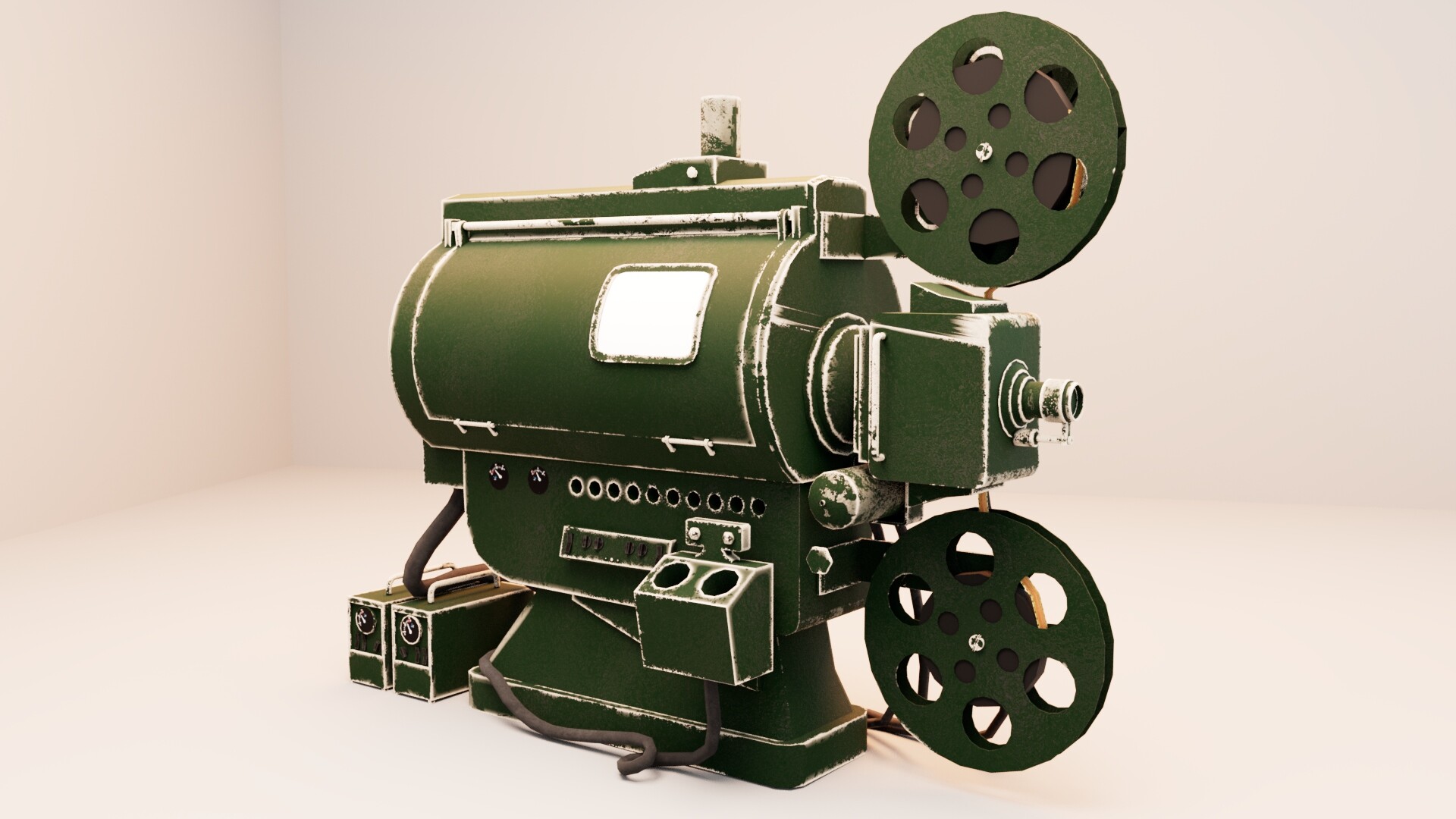 ArtStation - Vintage Film Projector