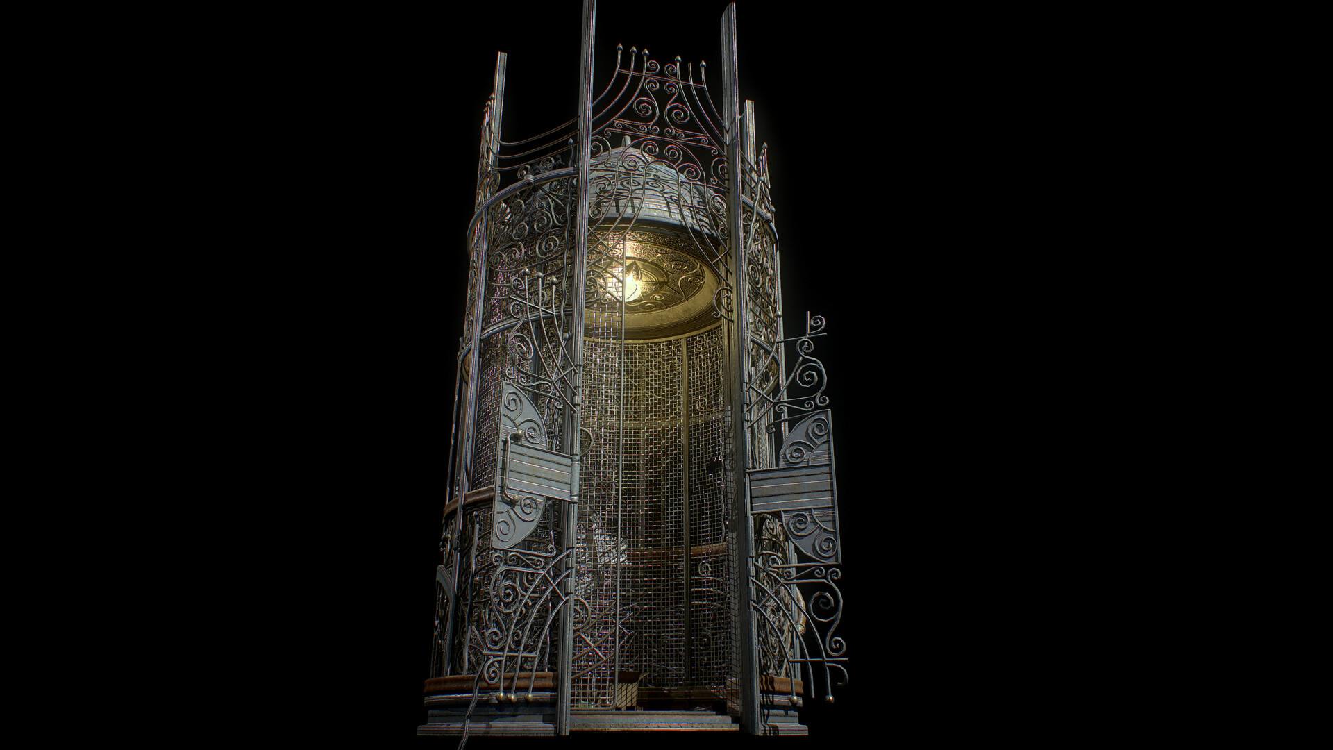 ArtStation Steampunk Elevator   Tomas Laureckis Tomas Laureckis Thumbnail Shot 