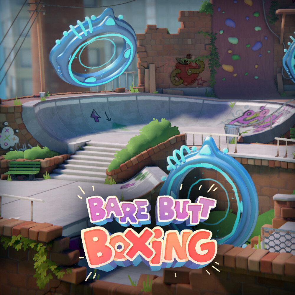 ArtStation - Bare Butt Boxing - Skatepark & Silo Environment Art