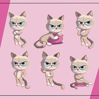 ArtStation - Cat Game - Character Design