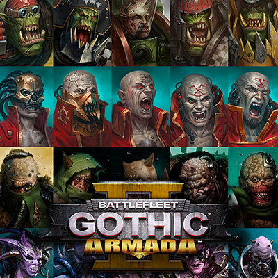 FOX3D ENTERTAINMENT Battlefleet Gothic Armada 2 Portraits