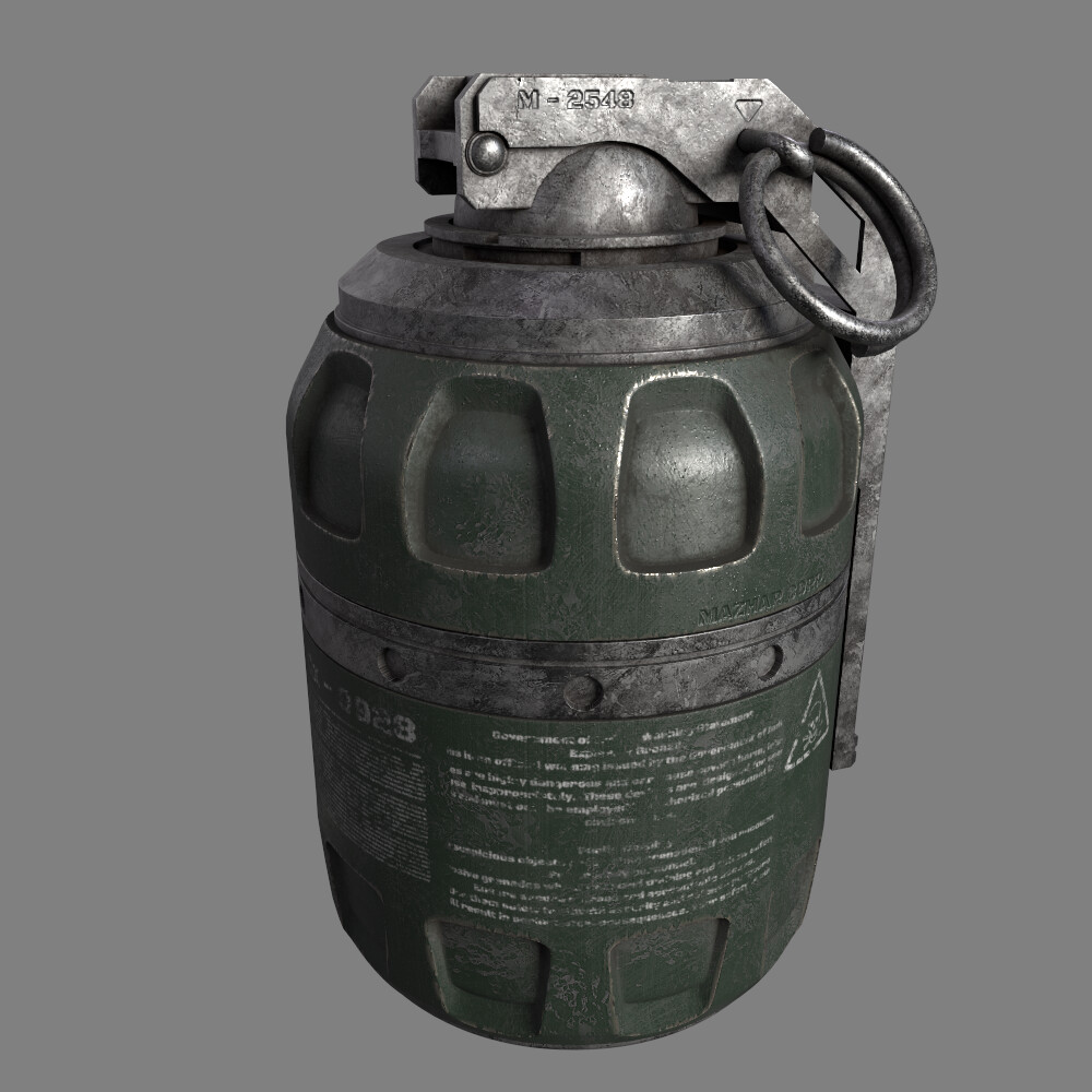 ArtStation - Sci-Fi Grenade