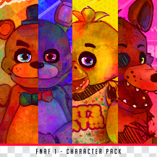 ArtStation - FNAF 2 Character Scene Posters