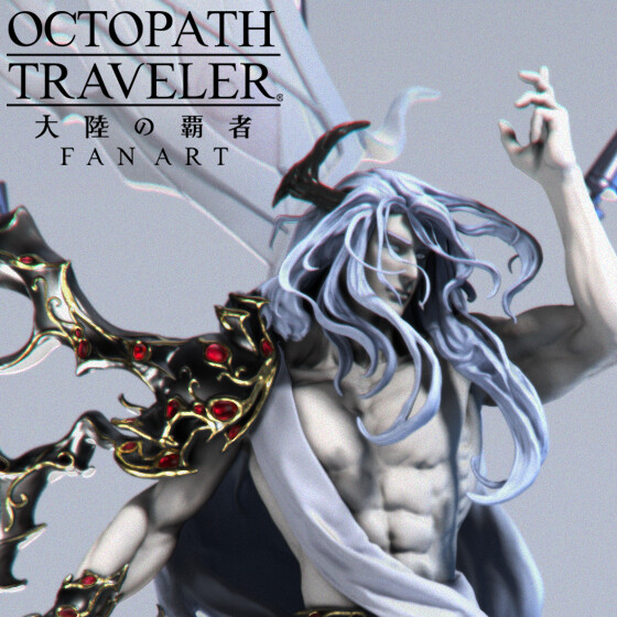Tetsuya Chiba - Octopath Traveler: Champions of the Continent - Fan Art