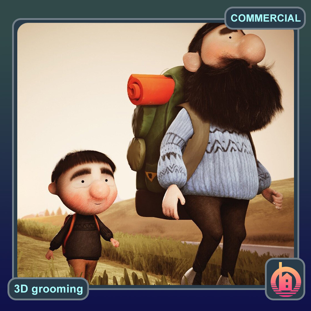 ArtStation - Grooming/Lookdev (realtime) - Unreal engine hair for ...