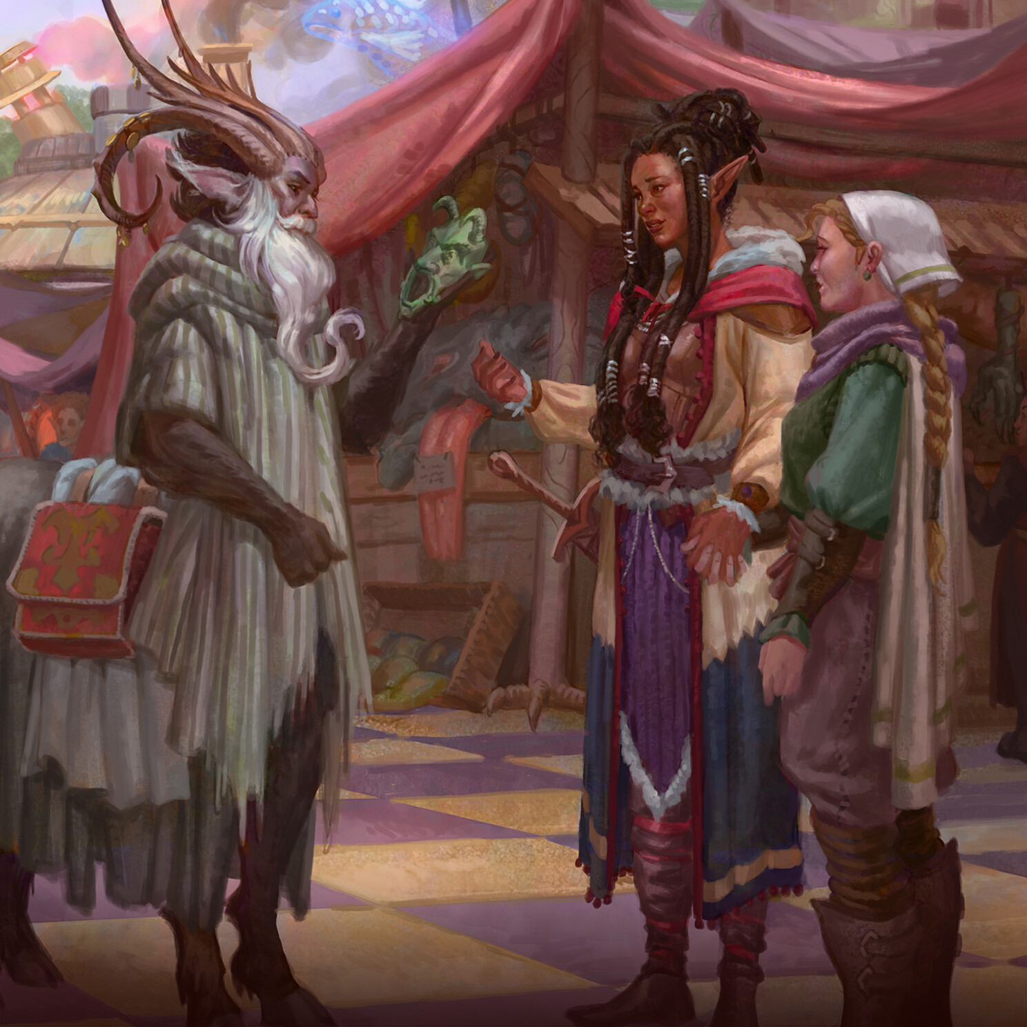 ArtStation D&D Planescape Tradegate