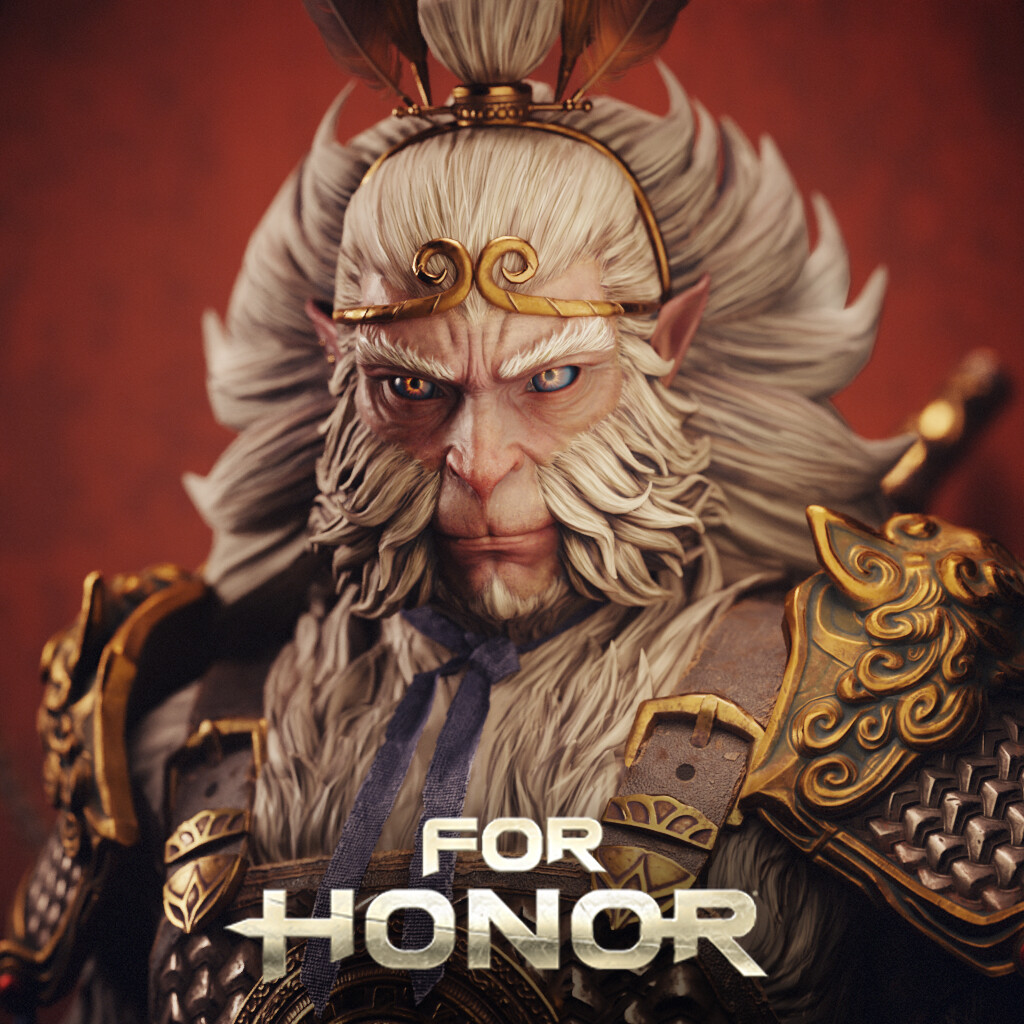 ArtStation - For Honor-Hero Skin-Monkey King