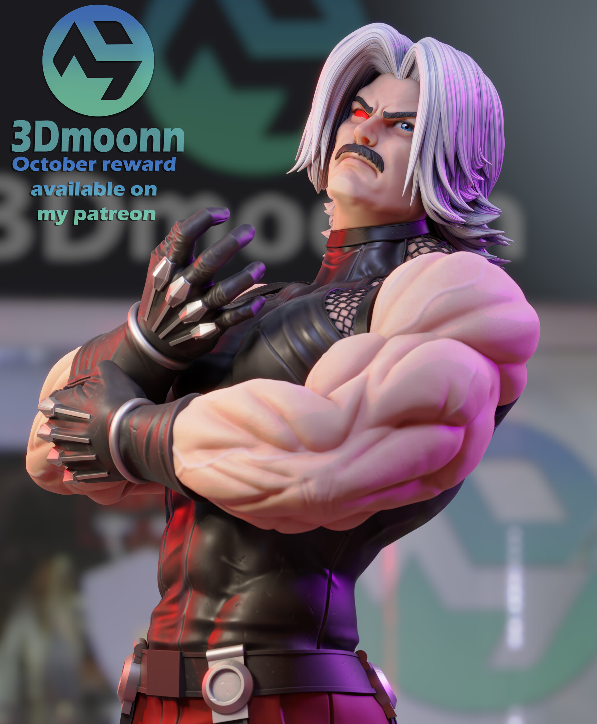 ArtStation - Rugal the king of fighters