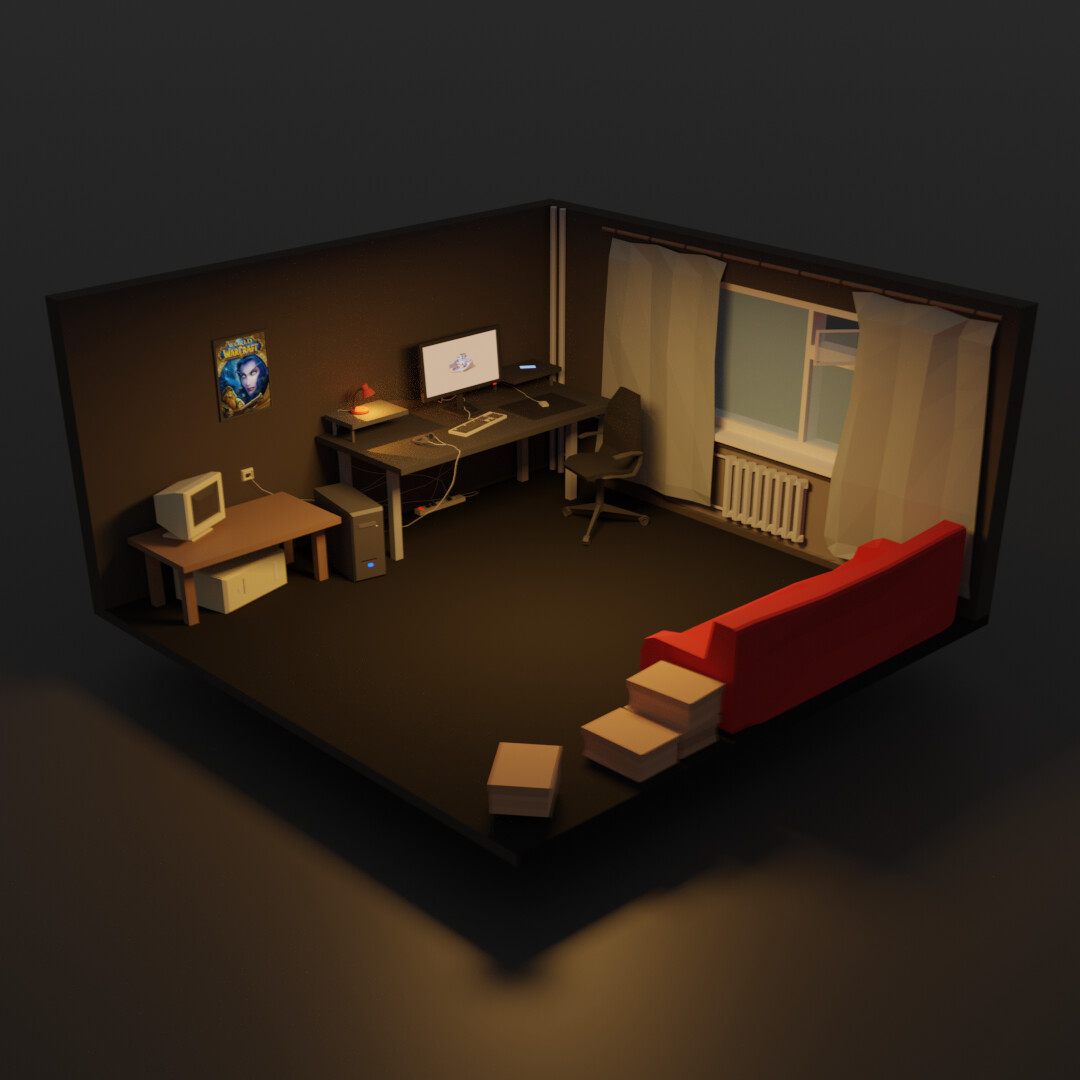 ArtStation - My Old Room