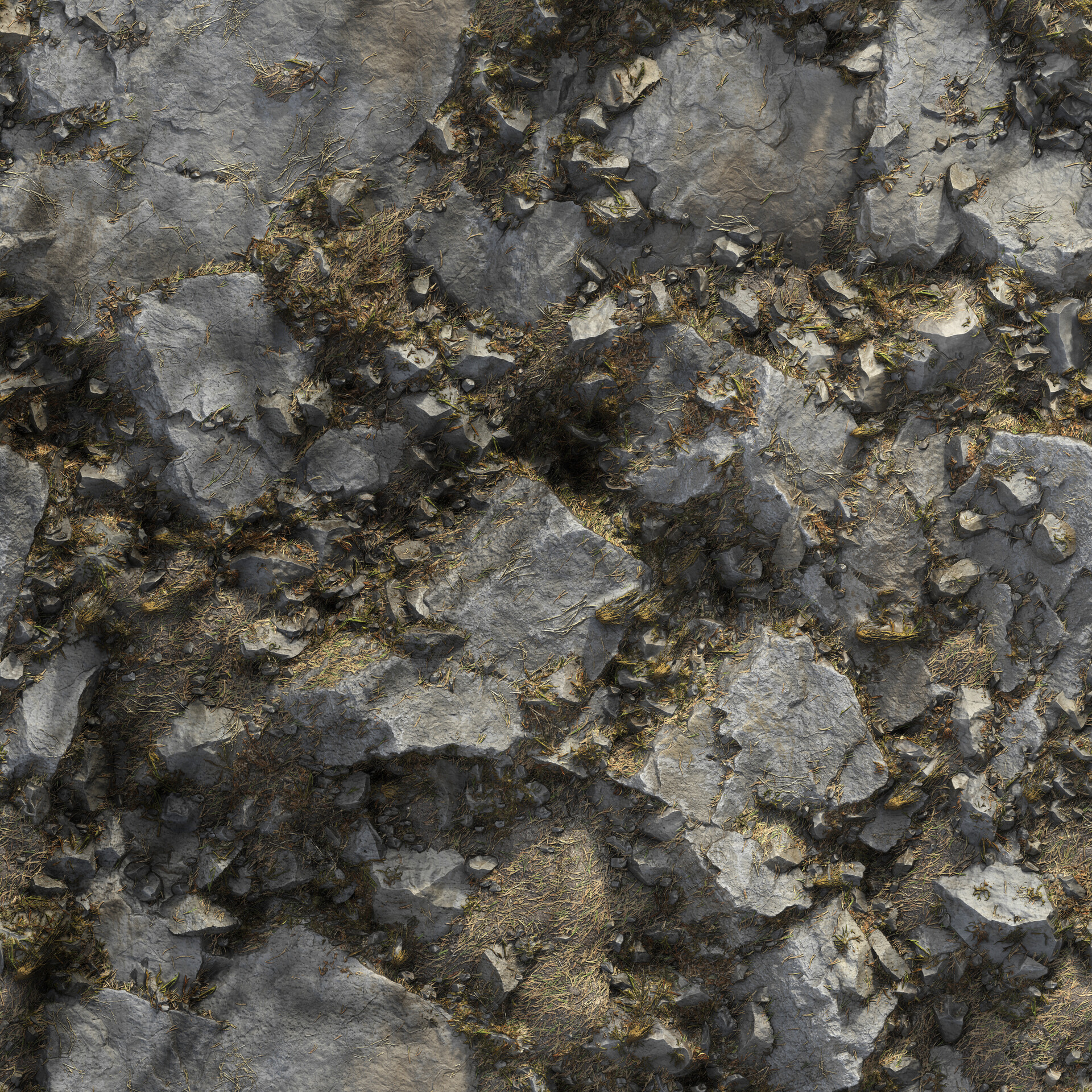 PBR Wetland Rocky Gravel Material Study