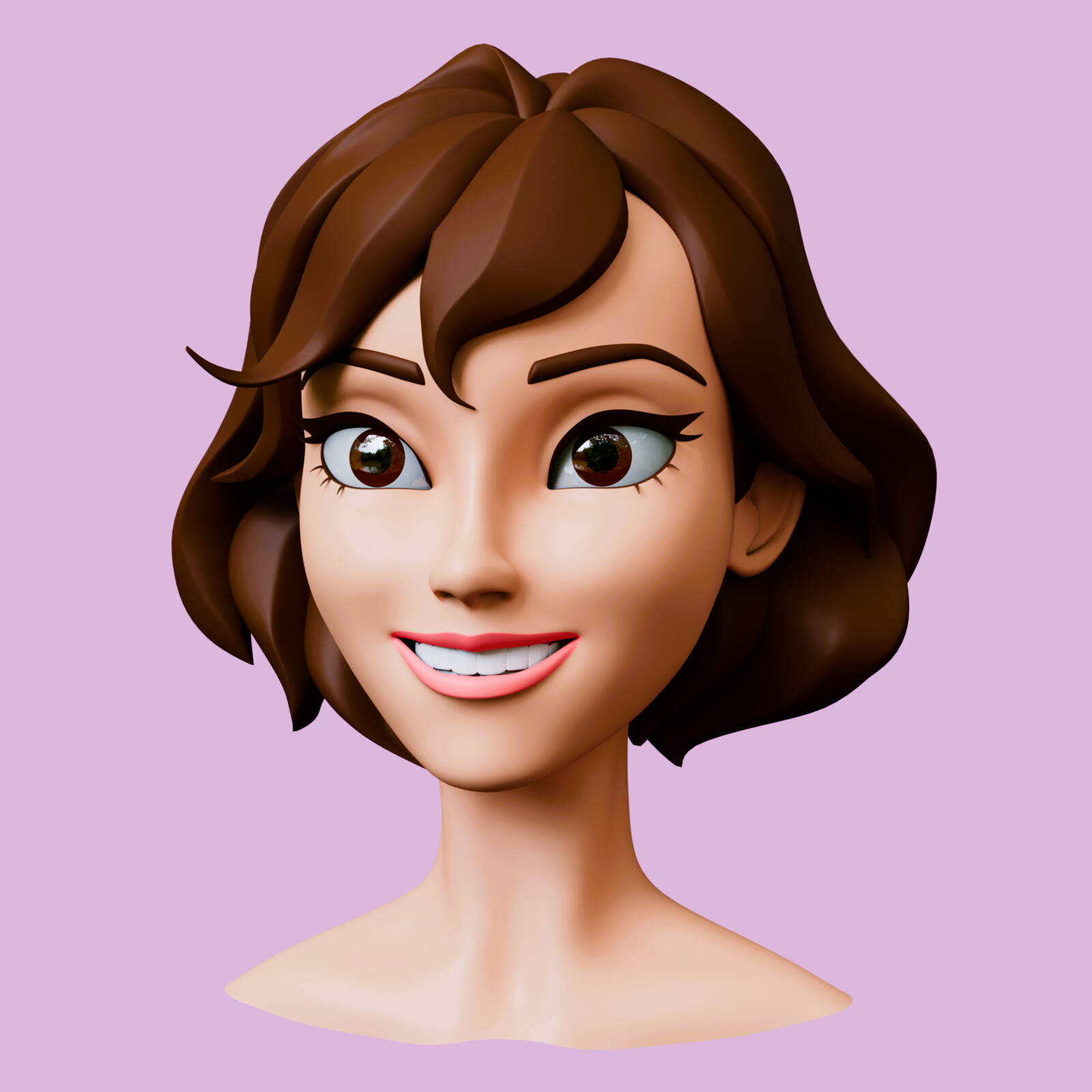 Female head model