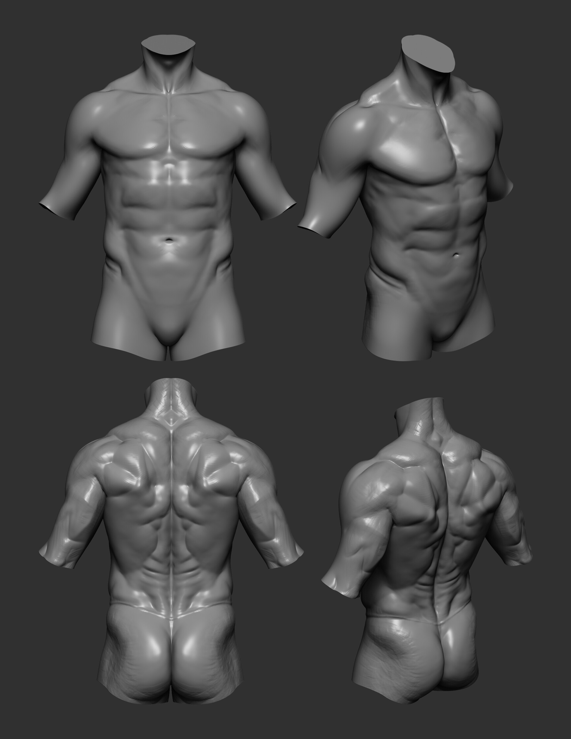 ArtStation - Anatomy Studies & WIPS