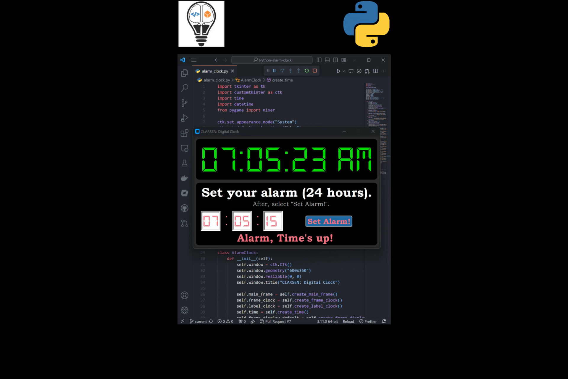ArtStation - Python: Alarm Clock